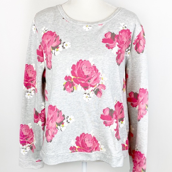 loft floral sweatshirt